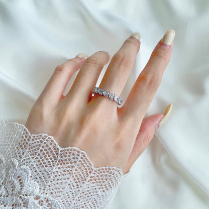 [ELAN LUXE]0.25 Carat Radiant Romance Heart Cut Lover Ring