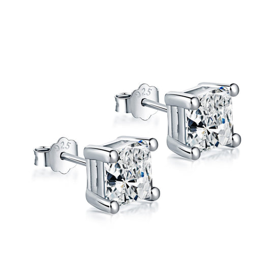 [ELAN LUXE]Delicate Square Shape Earrings