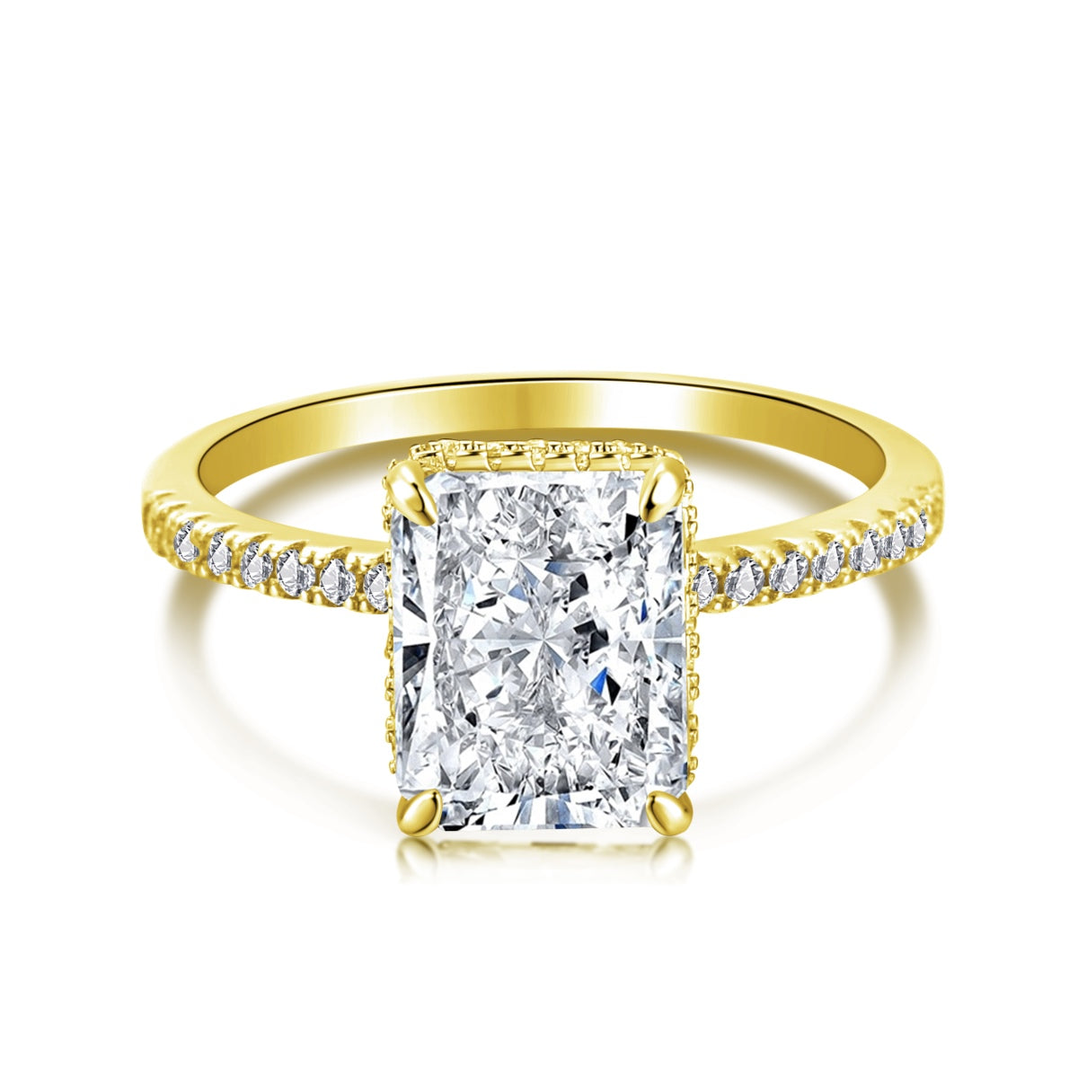 [ELAN LUXE]4.0 Carat Luxurious Engagement Ring