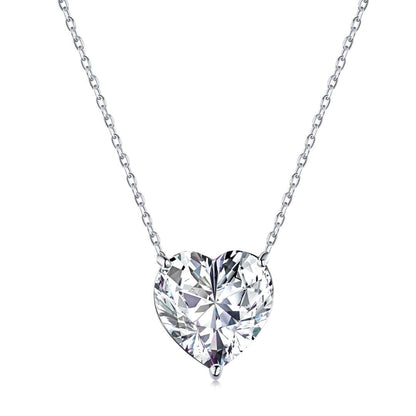 [ELAN LUXE]6.0 carat Radiant Heart Shape Necklace