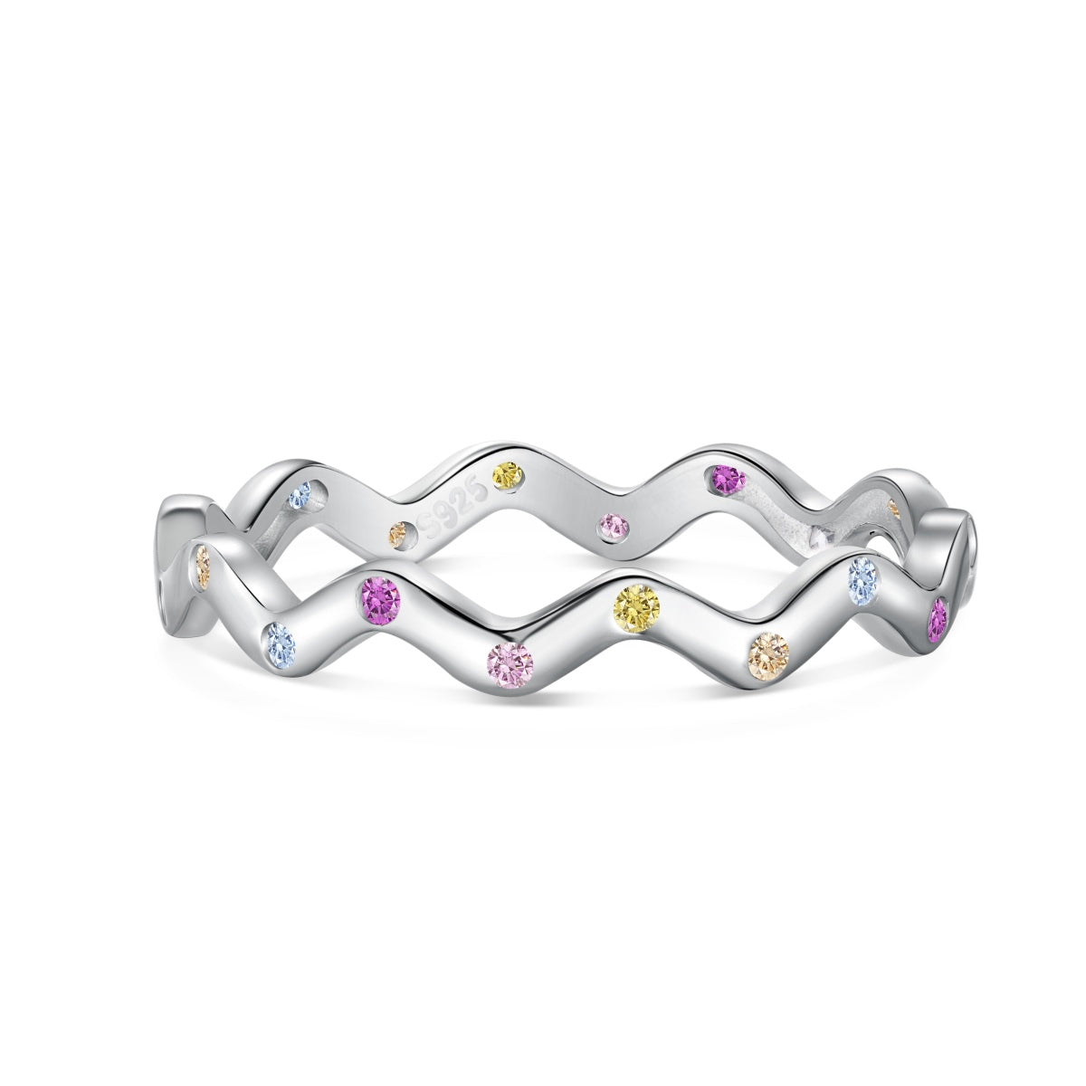 [ELAN LUXE]Ornate Vibrant Round Cut Daily Ring