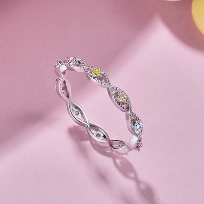 [ELAN LUXE]Elegant Energetic Round Cut Daily Ring