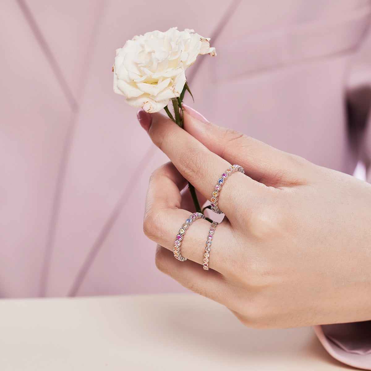 [ELAN LUXE]Elegant Energetic Round Cut Daily Ring