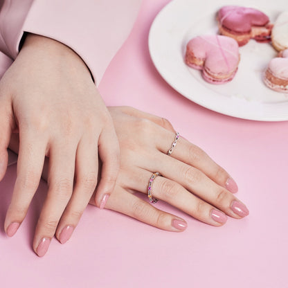 [ELAN LUXE]Elegant Energetic Round Cut Daily Ring