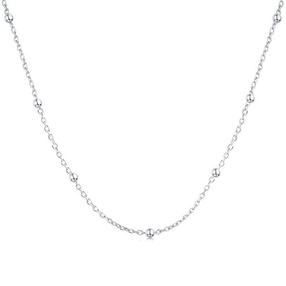 [ELAN LUXE]Small Bead Clavicle Chain Simple Necklace