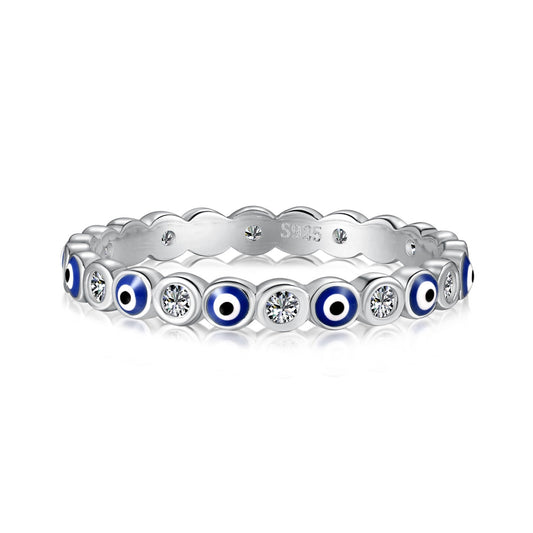 [ELAN LUXE]Sparkling Vibrant Round Shape Daily Ring