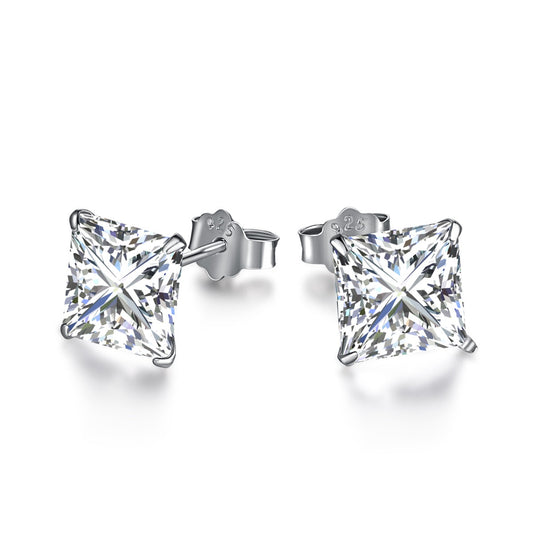 [ELAN LUXE]Ornate Square Shape Earrings