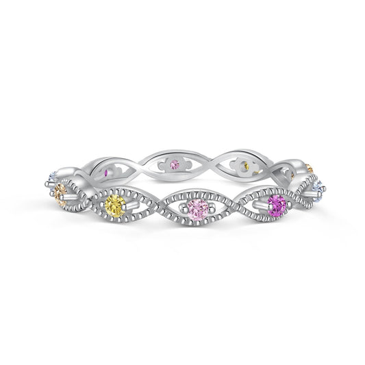 [ELAN LUXE]Elegant Energetic Round Cut Daily Ring