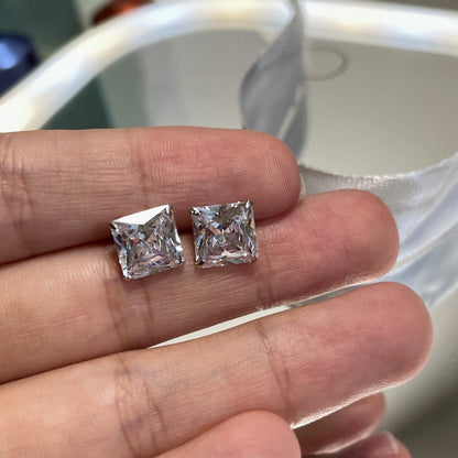 [ELAN LUXE]Ornate Square Shape Earrings
