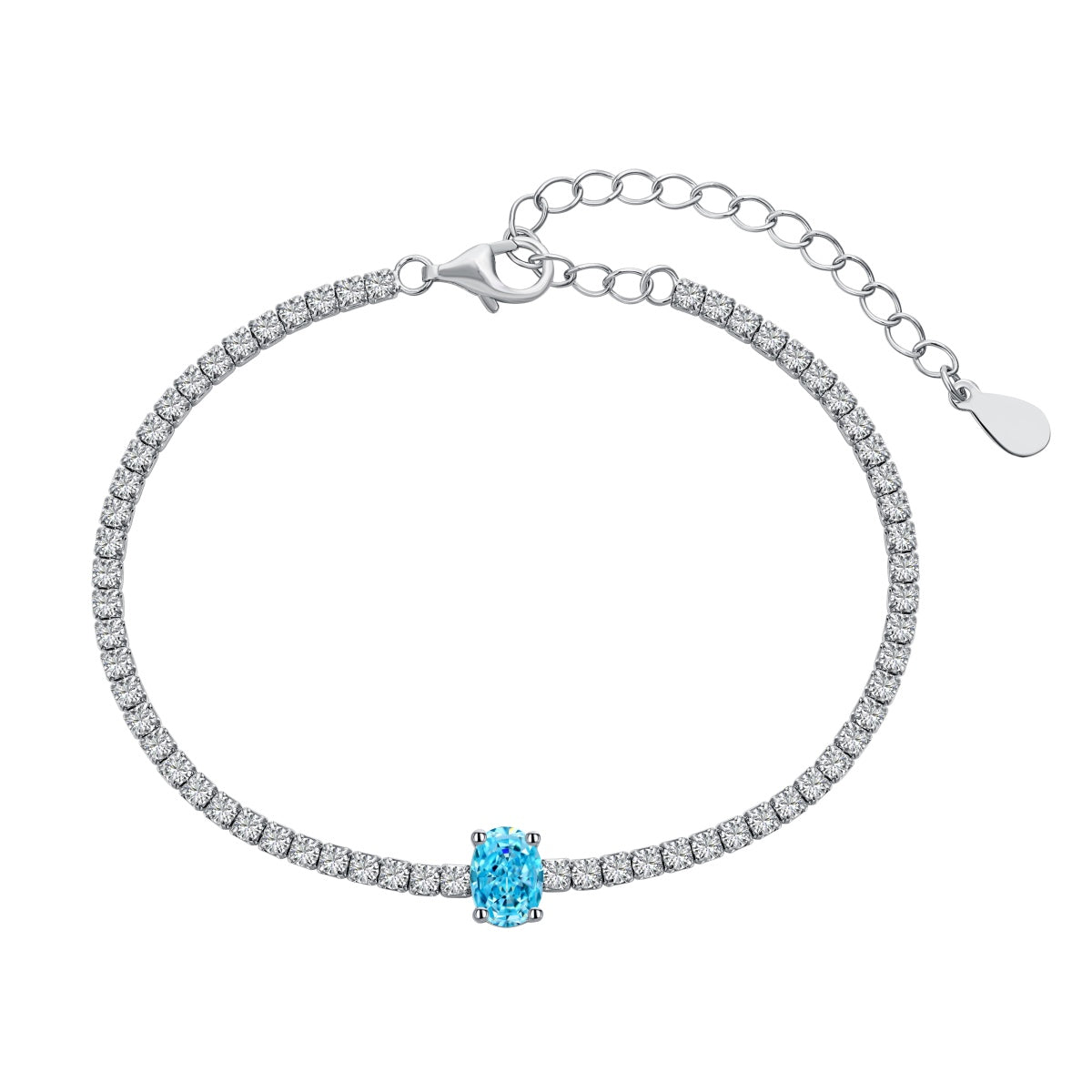 [ELAN LUXE]0.75 Carat Exquisite Oval Cut Daily Bracelet