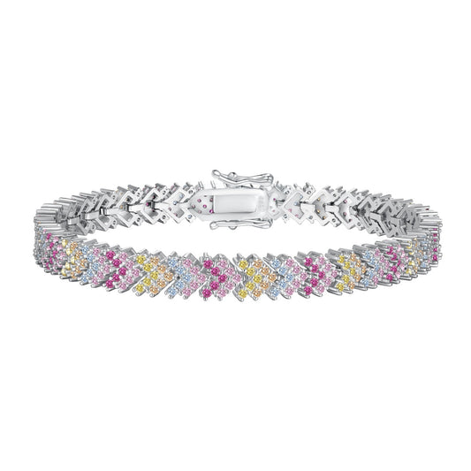 [ELAN LUXE]Ornate Sparkling Round Cut Party Bracelet