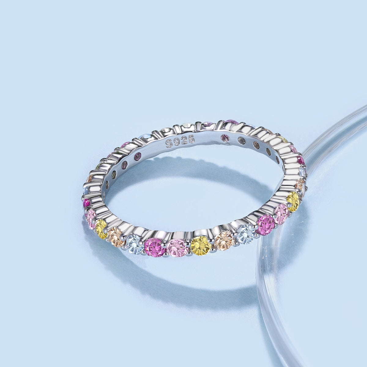 [ELAN LUXE]Elegant Vivid Round Cut Daily Ring
