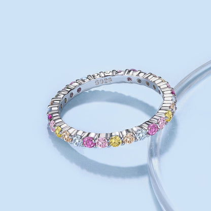 [ELAN LUXE]Elegant Vivid Round Cut Daily Ring