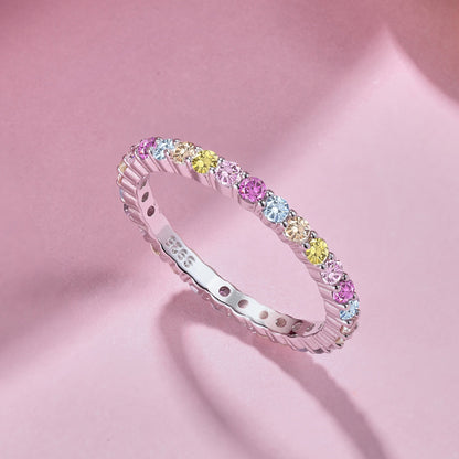 [ELAN LUXE]Elegant Vivid Round Cut Daily Ring