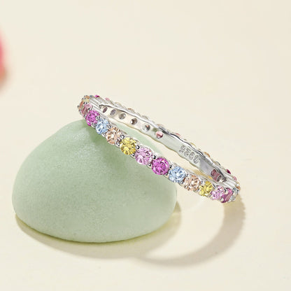 [ELAN LUXE]Elegant Vivid Round Cut Daily Ring