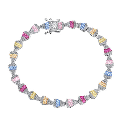 [ELAN LUXE]Radiant Water Drop Shape Daily Bracelet