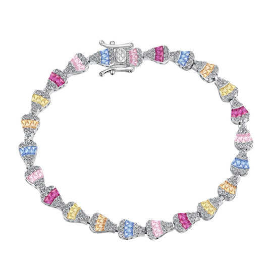 [ELAN LUXE]Radiant Water Drop Shape Daily Bracelet