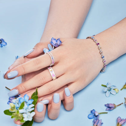[ELAN LUXE]Radiant Water Drop Shape Daily Bracelet