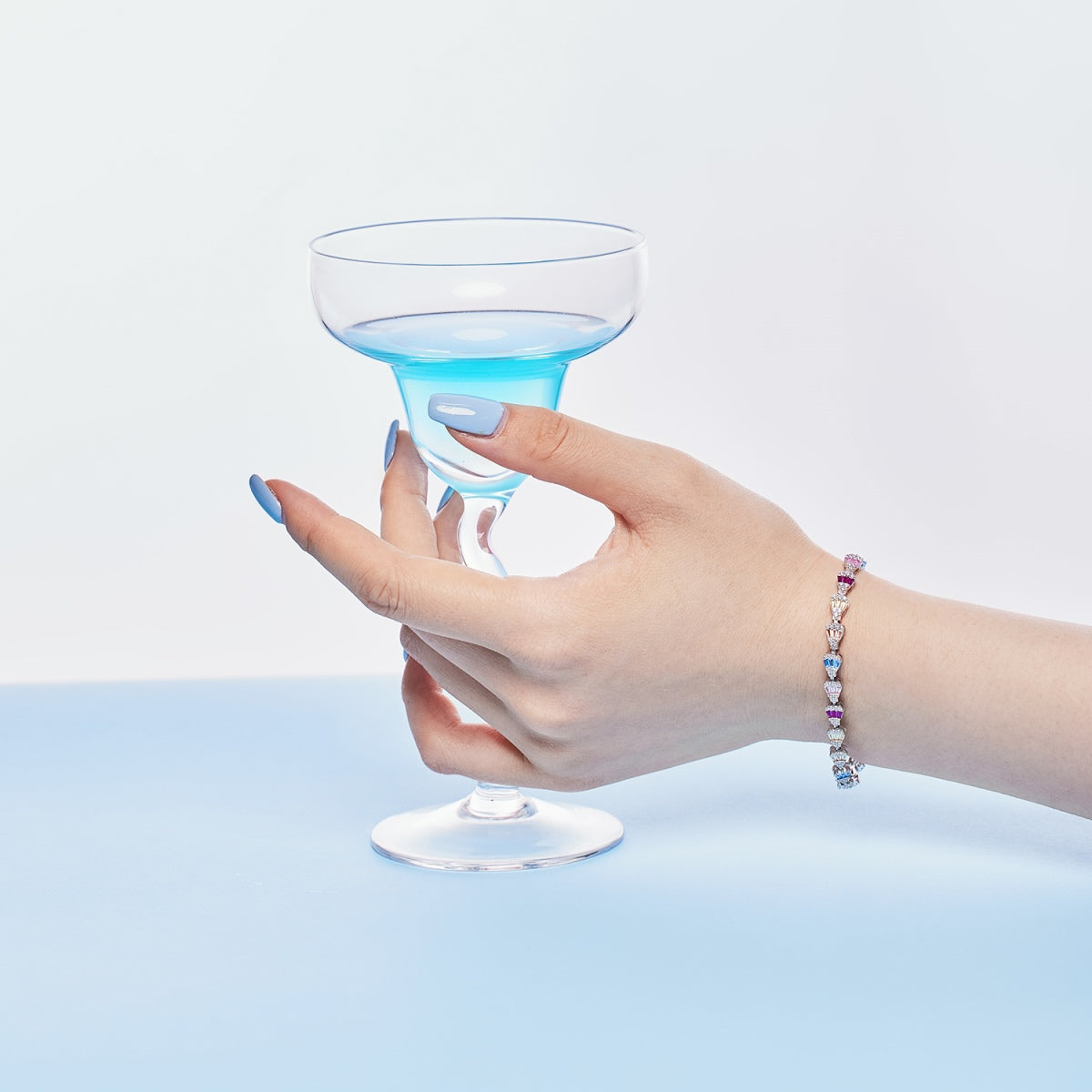 [ELAN LUXE]Radiant Water Drop Shape Daily Bracelet
