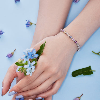 [ELAN LUXE]Radiant Water Drop Shape Daily Bracelet