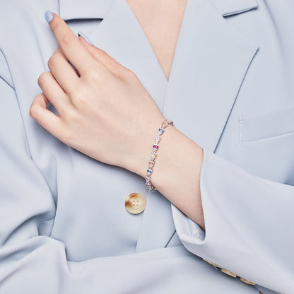 [ELAN LUXE]Radiant Water Drop Shape Daily Bracelet
