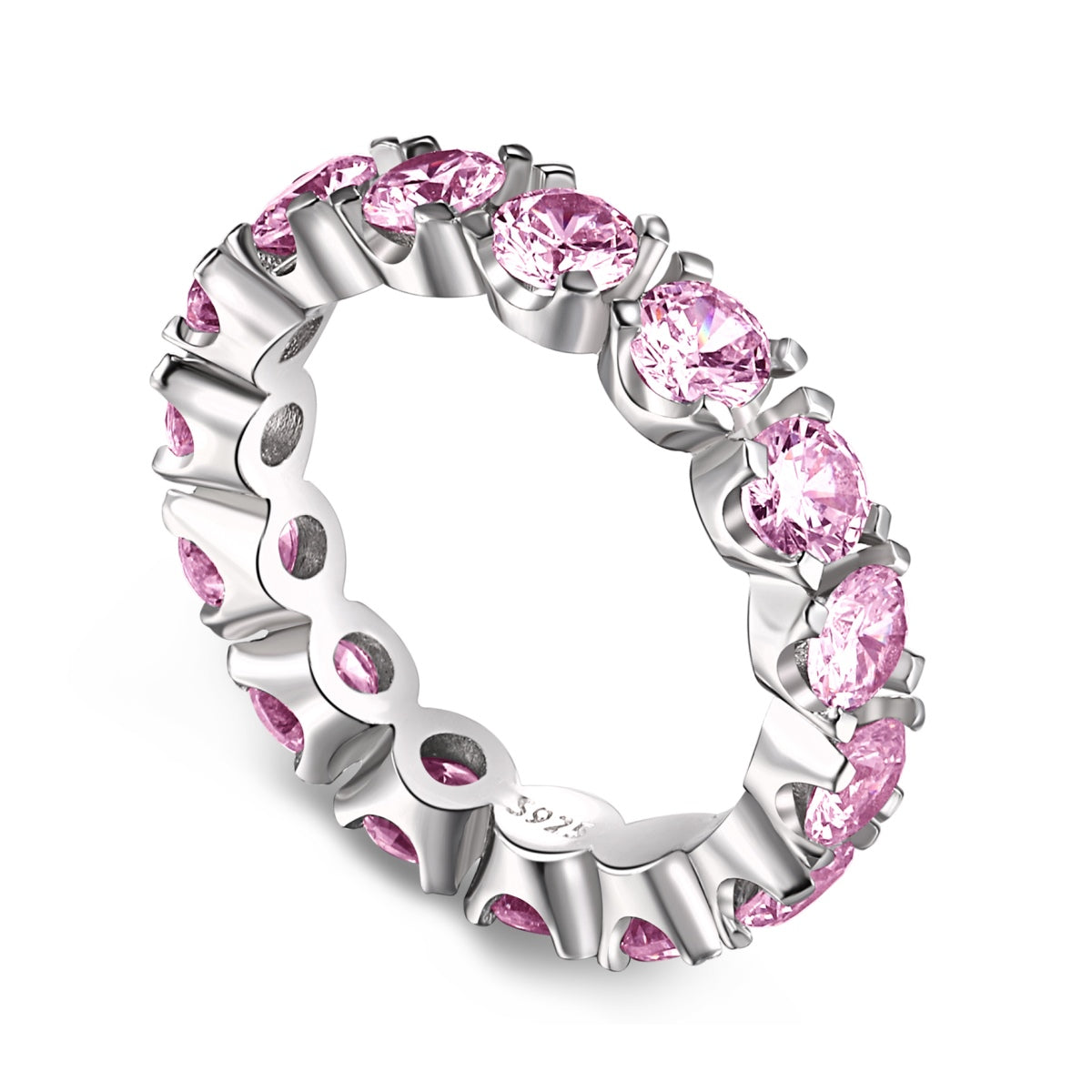 [ELAN LUXE]Eternity Round Cut Tennis Ring