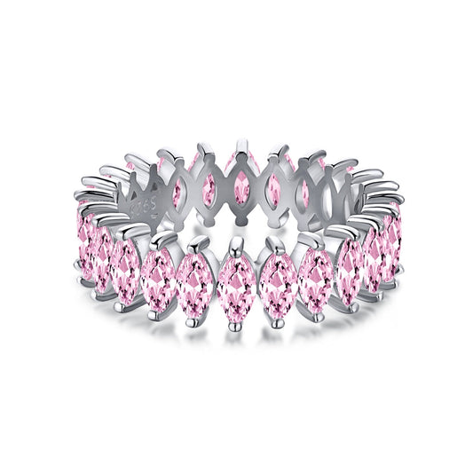[ELAN LUXE]Gorgeous Marquise Cut Tennis Ring