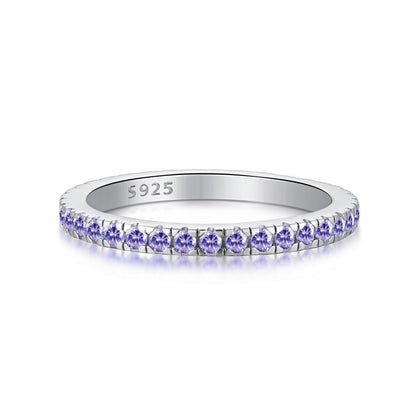 [ELAN LUXE]Delicate Sparkling Round Cut Daily Ring
