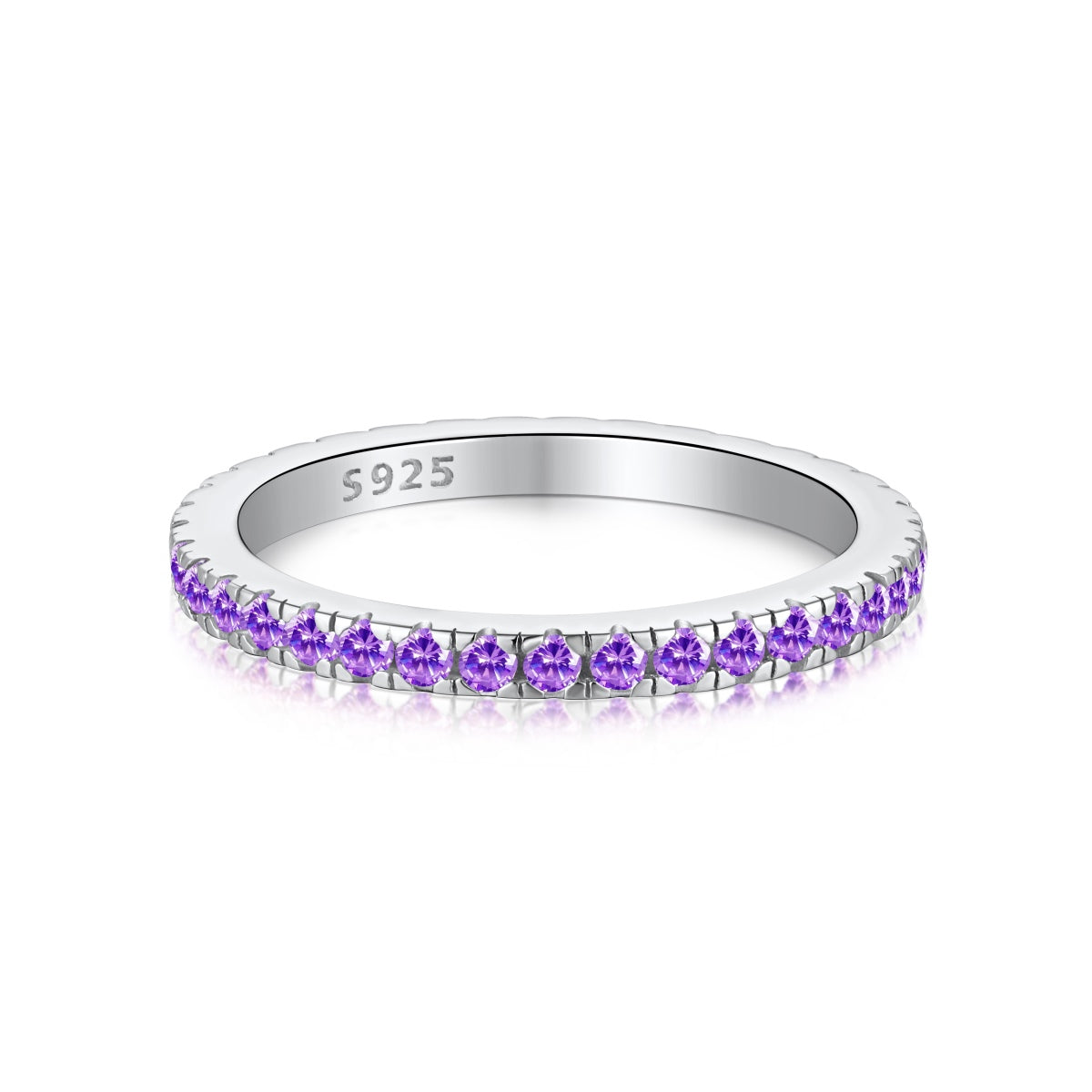 [ELAN LUXE]Delicate Sparkling Round Cut Daily Ring