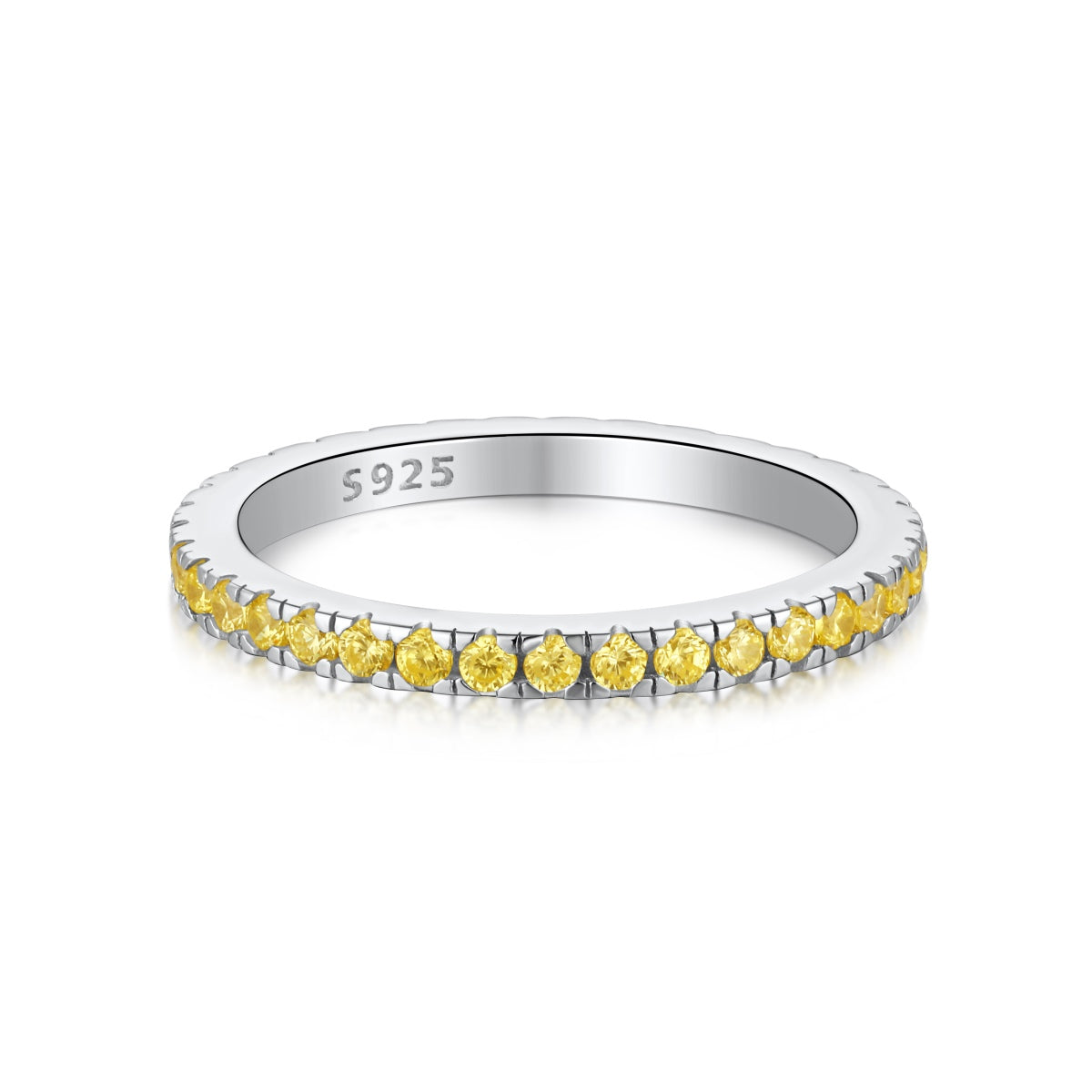 [ELAN LUXE]Delicate Sparkling Round Cut Daily Ring