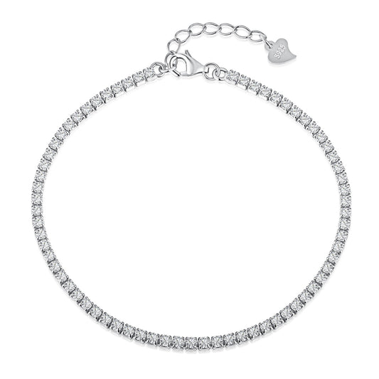 [ELAN LUXE]Radiant Shinning Princess Cut Tennis Bracelet