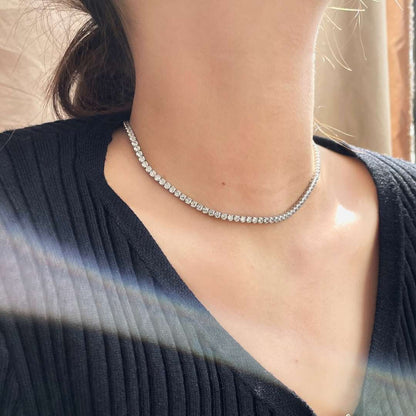 [ELAN LUXE]Elegant Tennis Chain Necklace