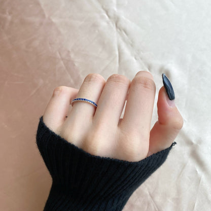 [ELAN LUXE]Delicate Sparkling Round Cut Daily Ring