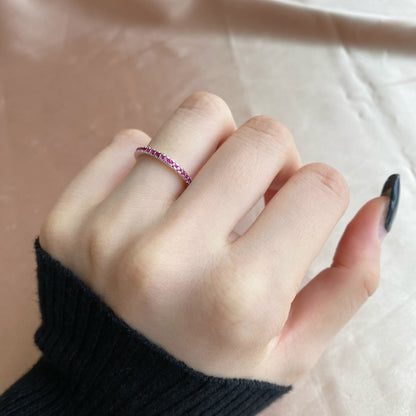 [ELAN LUXE]Delicate Sparkling Round Cut Daily Ring