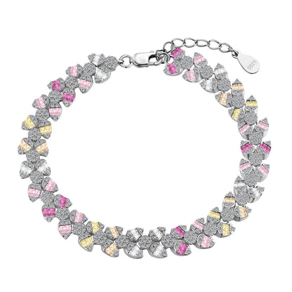 [ELAN LUXE]Dainty Exquisite Flower Shape Daily Bracelet