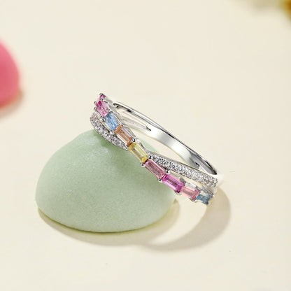 [ELAN LUXE]Energetic Elegant Radiant Cut Party Ring