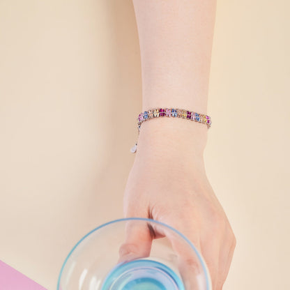 [ELAN LUXE]Sparkling Exquisite Multi Cut Party Bracelet