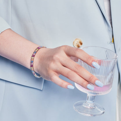 [ELAN LUXE]Sparkling Exquisite Multi Cut Party Bracelet