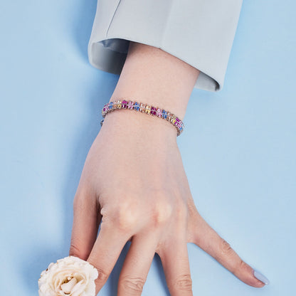 [ELAN LUXE]Sparkling Exquisite Multi Cut Party Bracelet