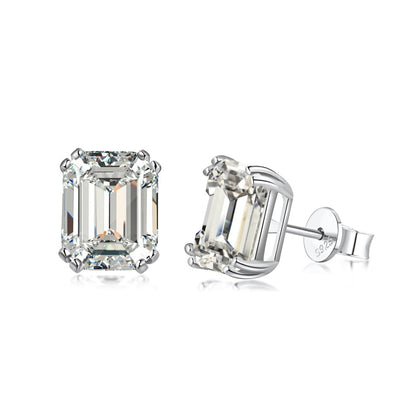 [ELAN LUXE]Dazzling Square Shape Earrings