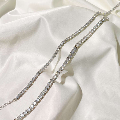 [ELAN LUXE]Elegant Tennis Chain Necklace