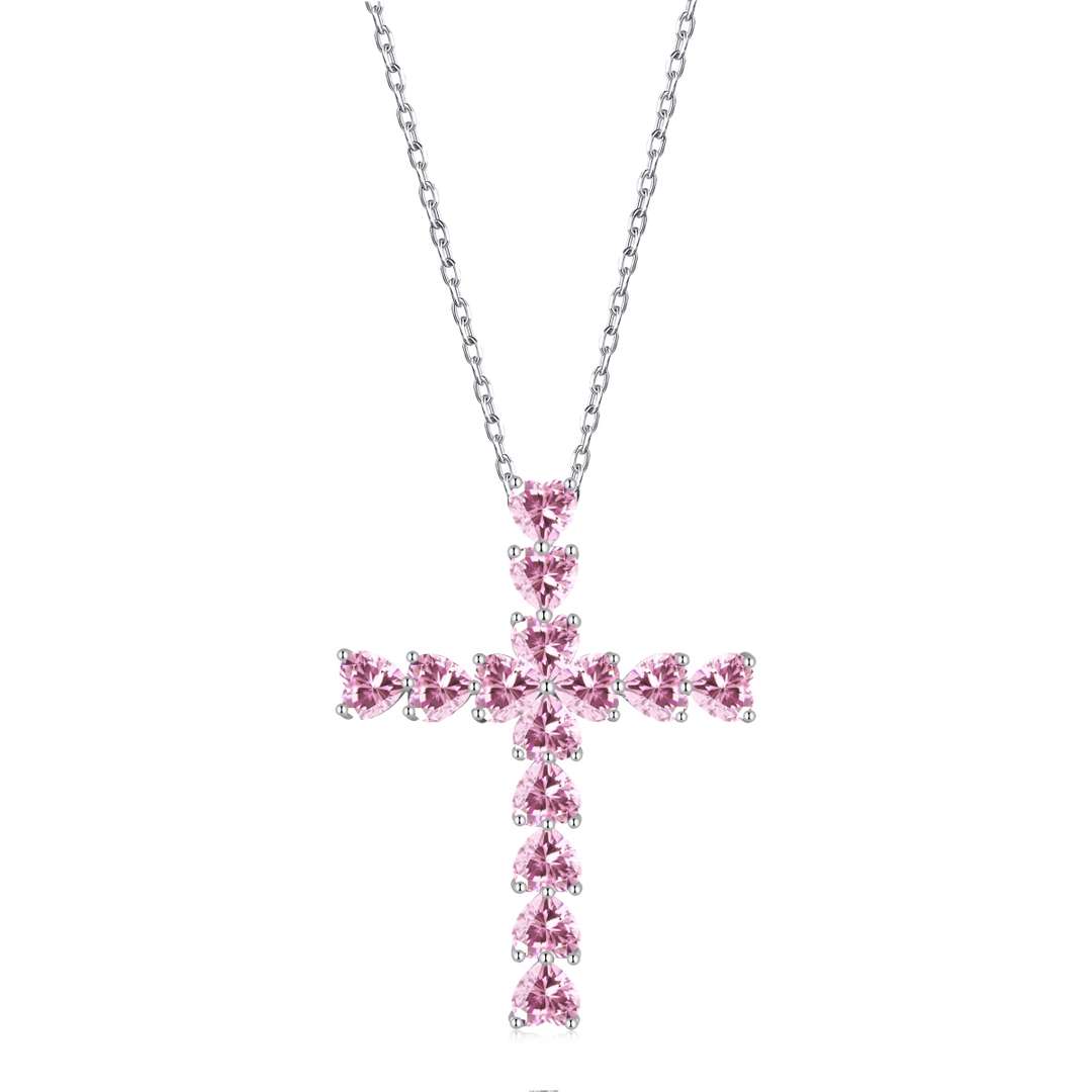 [ELAN LUXE]Radiant Cross Shape Necklace