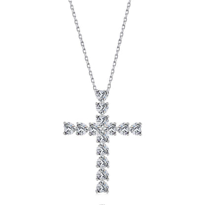 [ELAN LUXE]Radiant Cross Shape Necklace