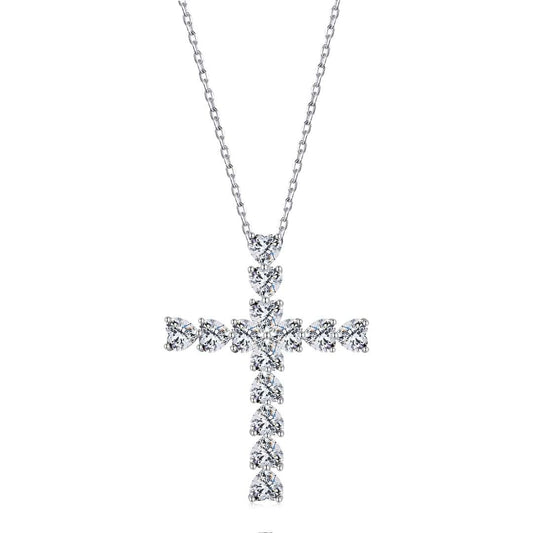 [ELAN LUXE]Radiant Cross Shape Necklace