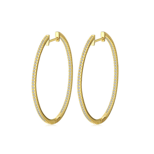 [ELAN LUXE]Popular Large Hoop Earrings