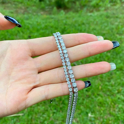 [ELAN LUXE]Elegant Tennis Chain Necklace