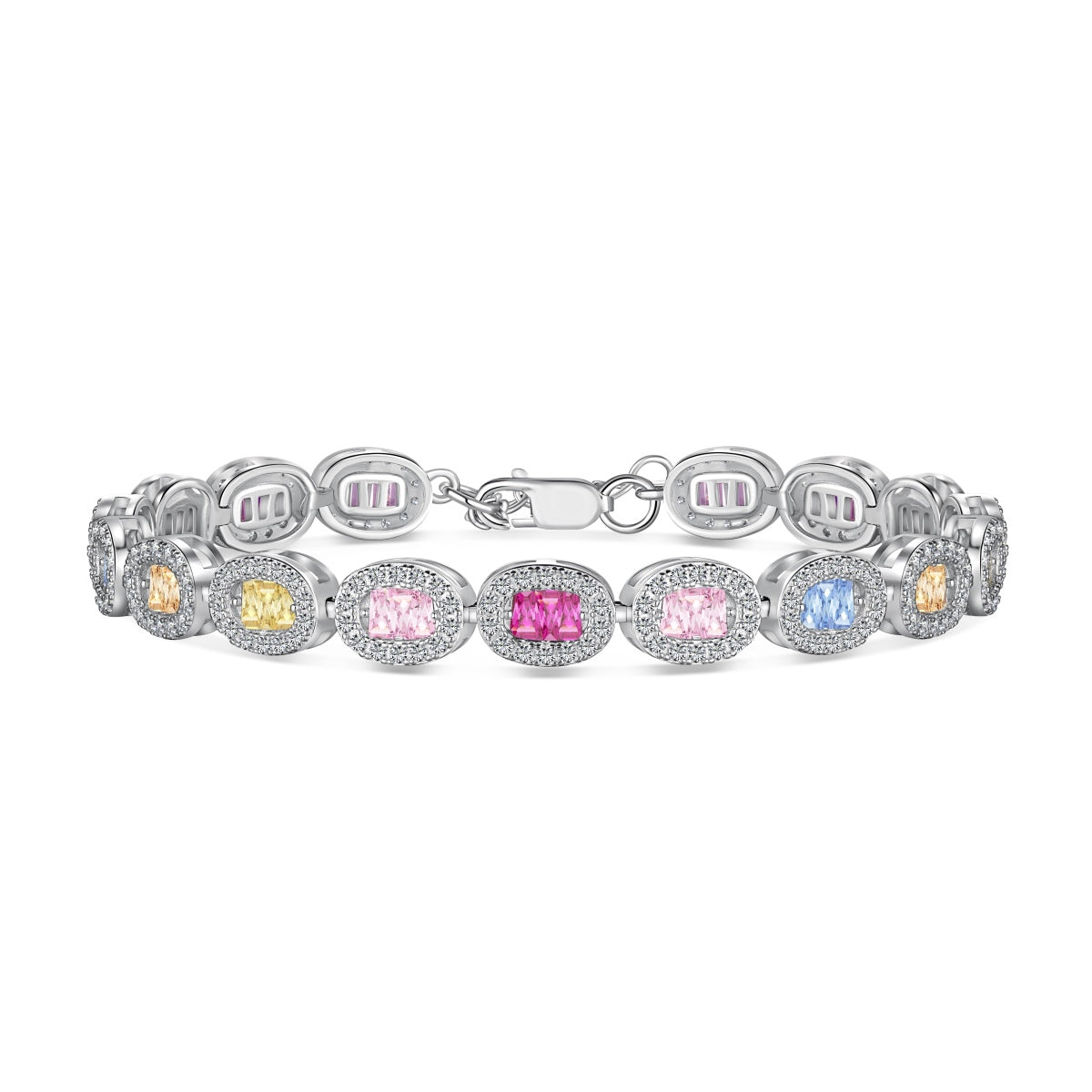 [ELAN LUXE]Exquisite Ornate Emerald Cut Daily Bracelet