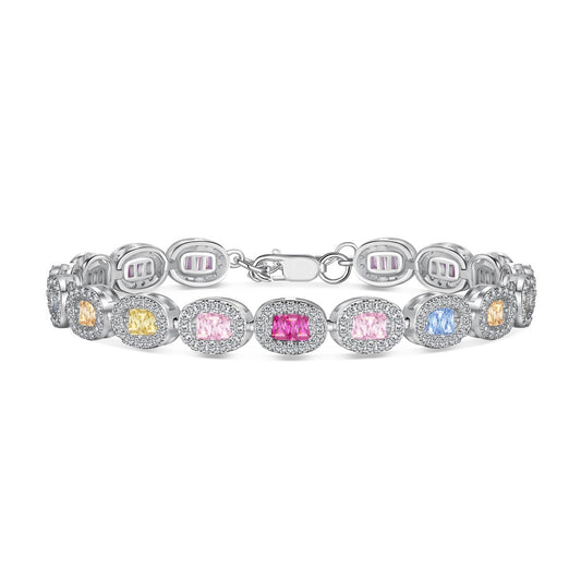 [ELAN LUXE]Exquisite Ornate Emerald Cut Daily Bracelet
