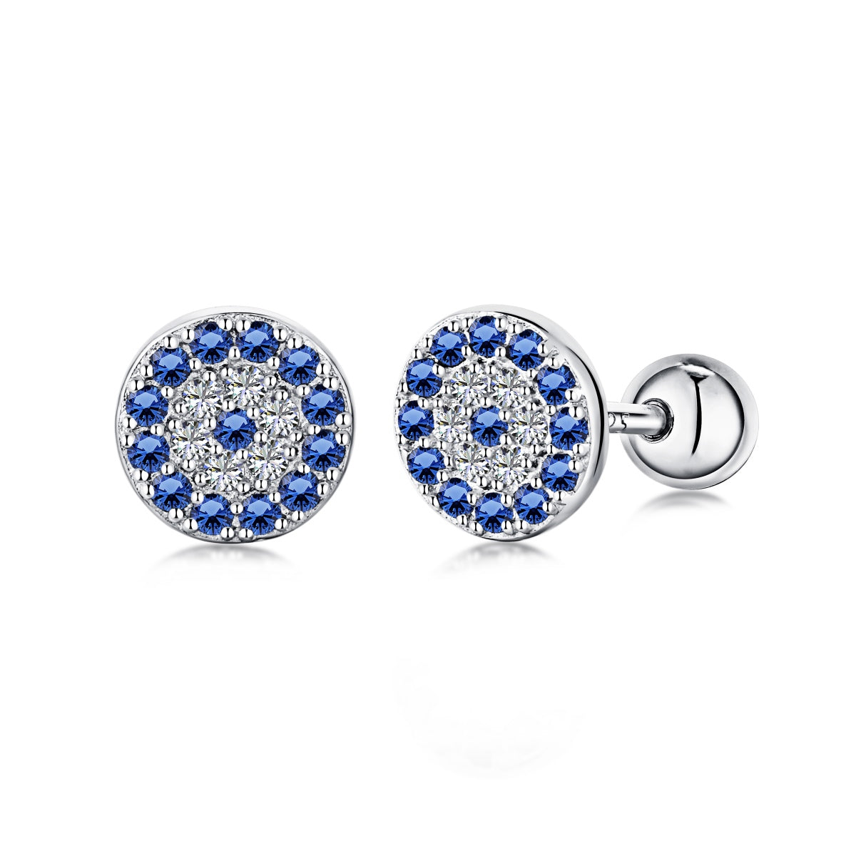 [ELAN LUXE]Devil's Eye Ear Bone Nail Earrings