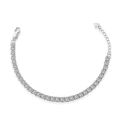 [ELAN LUXE]Sparkling Radiant Princess Cut Tennis Bracelet